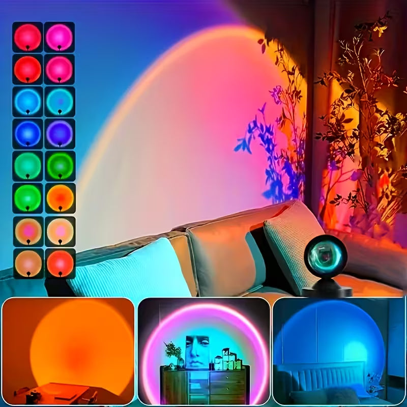 Lámpara LED sunset / RGB decorativa