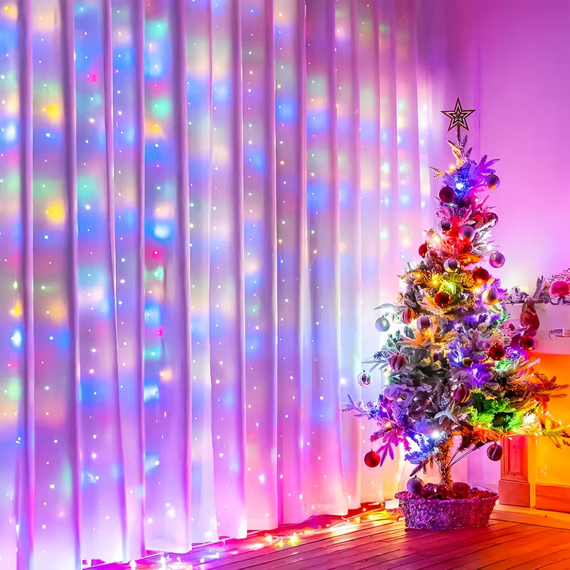 Cortina LED decorativa